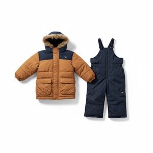 OshKosh B’gosh Toddler Snow Jacket & Bib Pants Set Size 24M